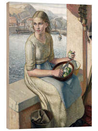 Cuadro de madera The fisherman's daughter - Harry Morley, 1926