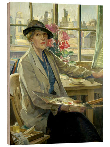 Wood print Self portrait - Mary Tripe, 1934