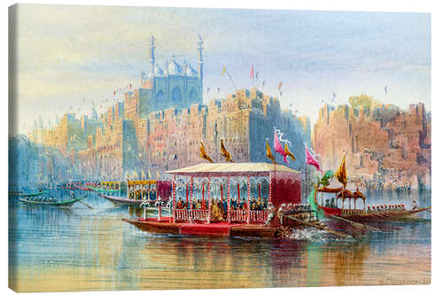 Obraz na płótnie Benares - Nicholas Chevalier, 1871