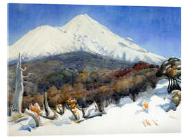 Acrylglasbild Mount Egmont - Dorothy Kate Richmond, 1929