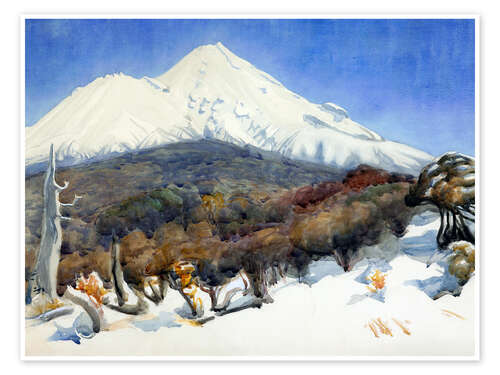 Póster Mount Egmont - Dorothy Kate Richmond, 1929