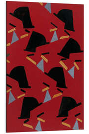 Tableau en aluminium Textile design no II, 1925