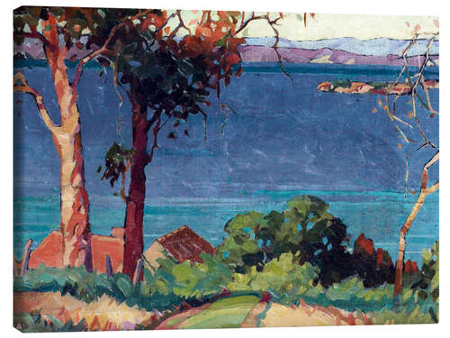 Stampa su tela Across the Firth of Thames - Rhona Haszard, 1925