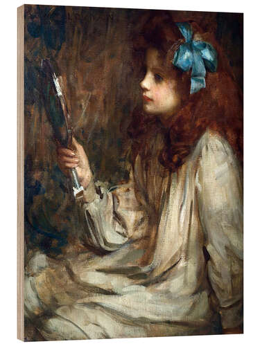 Cuadro de madera If no one ever marries me - William Mouat Loudan, 1912