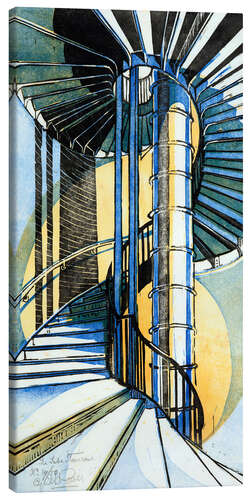 Lienzo The Tube staircase, 1929