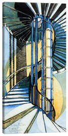 Lienzo The Tube staircase, 1929 - Cyril Edward Power
