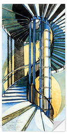 Adesivo murale The Tube staircase, 1929