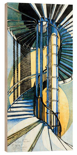 Holzbild The Tube staircase, 1929