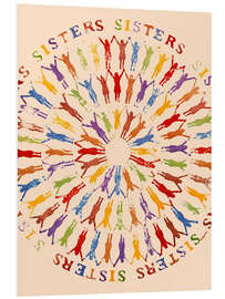 Hartschaumbild Sisters - Castanis