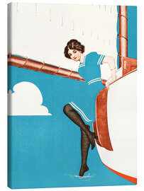 Leinwandbild Blue Anchor Inn, 1911 - Clarence Coles Phillips