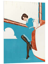 Hartschaumbild Blue Anchor Inn, 1911 - Clarence Coles Phillips