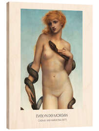 Tableau en bois Cadmus and Harmonia, 1877 - Evelyn De Morgan