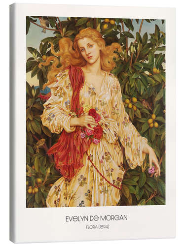 Quadro em tela Flora, 1894