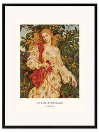 Gerahmter Kunstdruck Flora, 1894 - Evelyn De Morgan