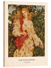 Holzbild Flora, 1894 - Evelyn De Morgan