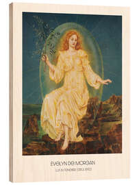 Holzbild Lux in Tenebris, 1895