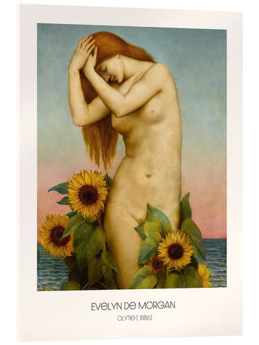 Akrylglastavla Clytie, 1886