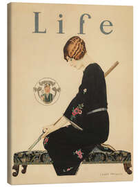Canvas print Skirts Will be Shorter this Fall, Life 1924 - Coles Phillips - Vintage Advertising Collection
