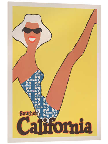 Acrylic print Southern California, Sante Fe, 1963