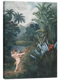 Tableau sur toile Cupid Inspiring Plants With Love, 1807 - Robert John Thornton