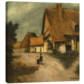 Leinwandbild Clair de Lune - Frits Thaulow