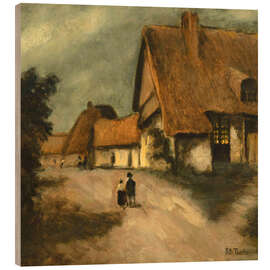 Cuadro de madera Clair de Lune - Frits Thaulow