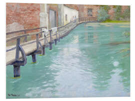 Hartschaumbild Die Mühlen in Montreuil sur Mer, Normandie