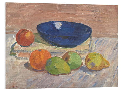 Obraz na PCV Still life with blue bowl and fruits, 1911