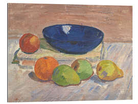 Gallery Print Stillleben mit blauer Schale und Früchten, 1911