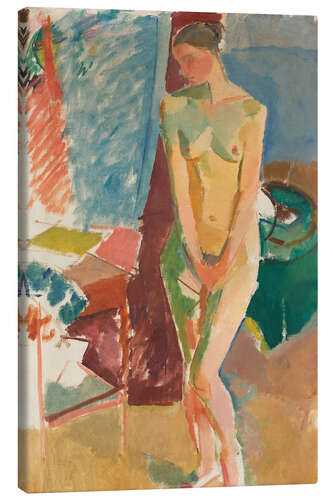 Lerretsbilde Standing Nude, 1919