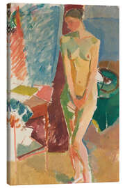 Quadro em tela Standing Nude, 1919