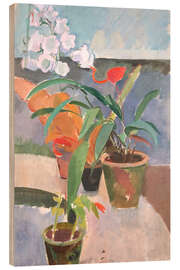 Wood print Potted Plants - Karl Isakson