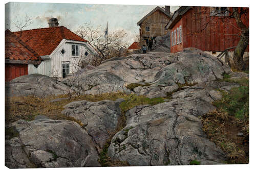 Obraz na płótnie Rock, Motif from Kragerø