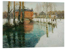 Acrylglasbild Schloss in Normandie - Frits Thaulow