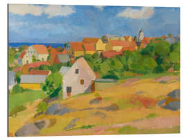 Alubild Blick über Gudhjem, 1921