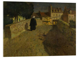 Acrylic print Towards the Pont Lovignon in Quimperlé - Frits Thaulow