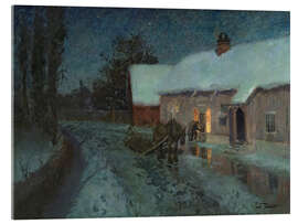 Acrylglasbild Nacht, 1880 - Frits Thaulow