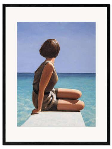 Kunsttryk i ramme Sea View