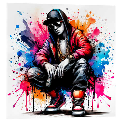 Acrylic print Hip hop style I