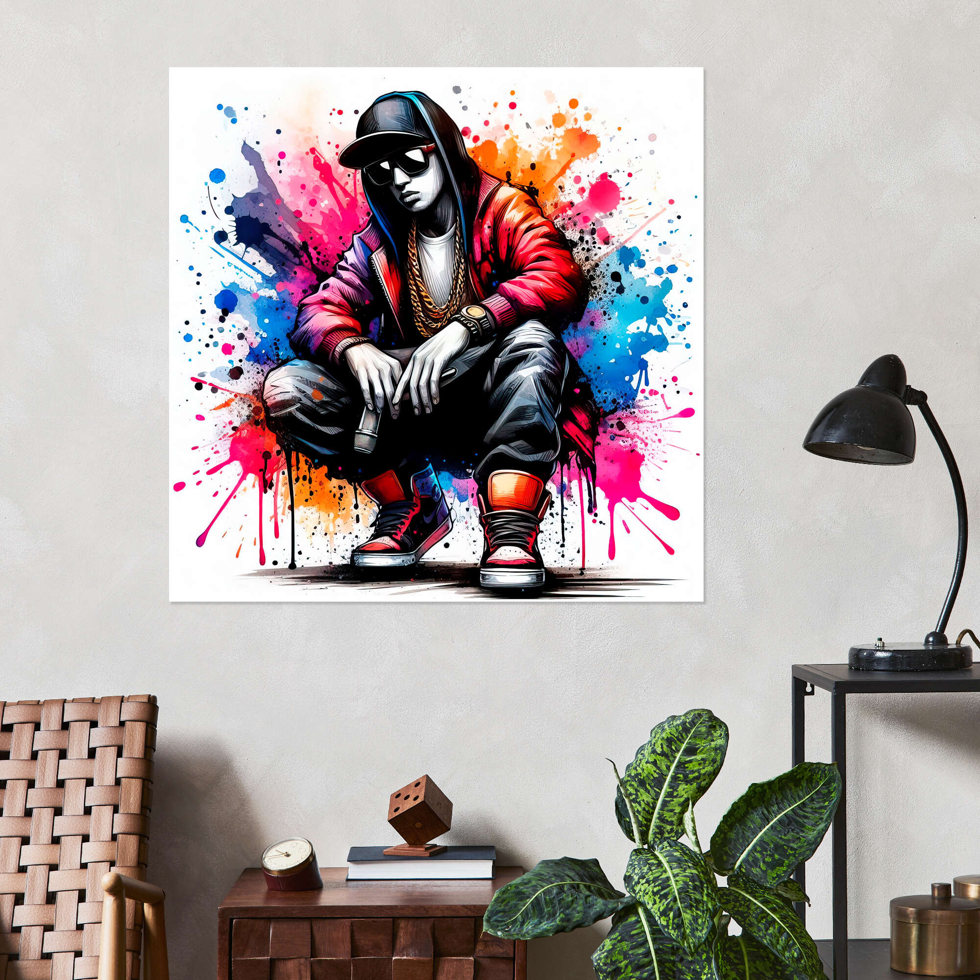 Wandbild „Hip hop style I“ von nobelart | Posterlounge.de
