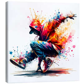 Quadro em tela Breakdance style - nobelart