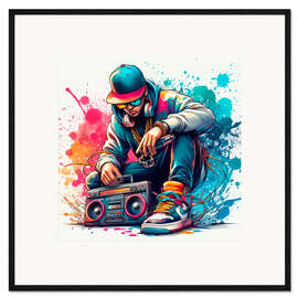 Kehystetty taidepainatus Hip Hop Style II
