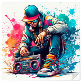 Sticker mural Hip Hop Style II