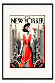 Gerahmter Kunstdruck Der New Yorker III