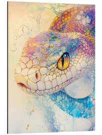 Cuadro de aluminio Rainbow Snake - DejaReve