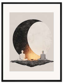 Gerahmter Kunstdruck Dual Tranquility