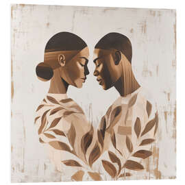 Hartschaumbild Immer zusammen