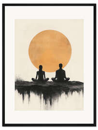 Gerahmter Kunstdruck Tantrische Meditation