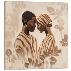 Quadro de madeira Timeless Love - DejaReve