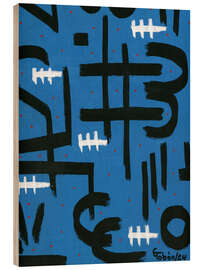 Holzbild Deep sea life